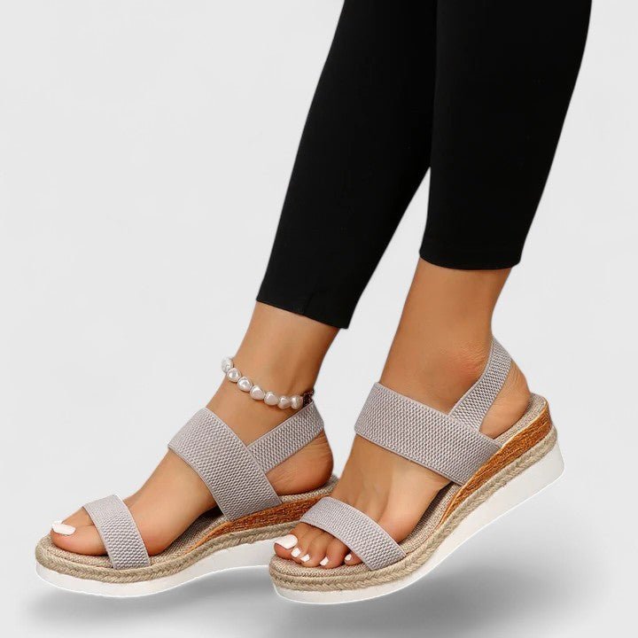 Damen Sandalen Offener Stil mit Gepolsterter Sohle für Sommerschuhe 6