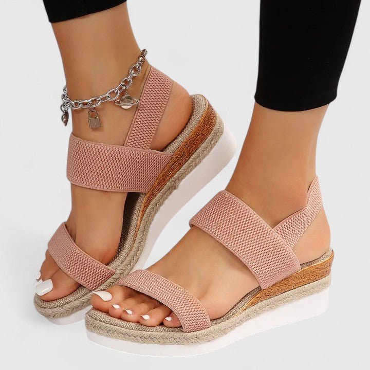 Damen Sandalen Offener Stil mit Gepolsterter Sohle für Sommerschuhe 8