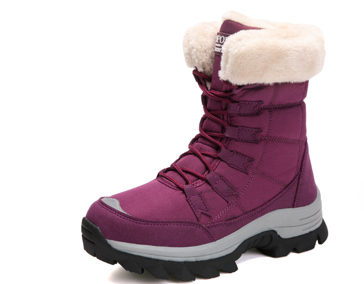 Damen Schneestiefel Warm gefüttert 9