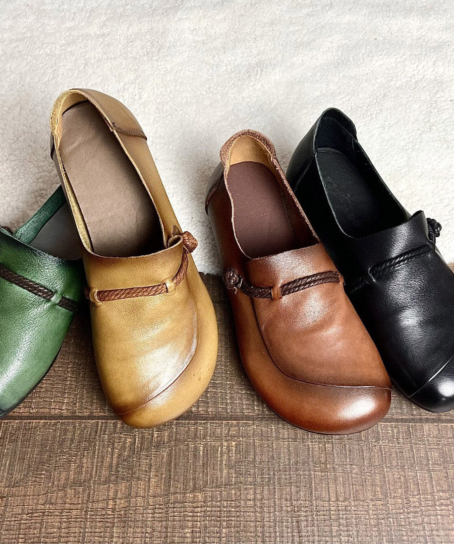 Damen Schuhe Retro-Flach mit Kreuzriemen für Vielseitige Outfits 3