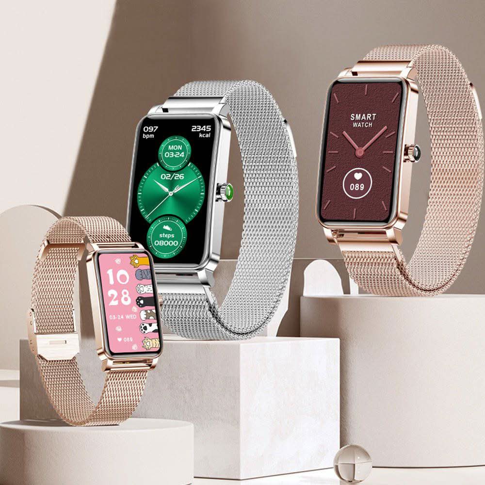 Damen Smartwatch mit Fitness-Tracking und Benachrichtigungen 2