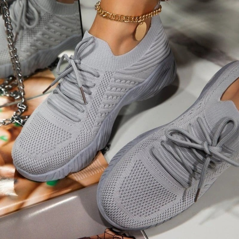 Damen Sneaker Trendy und Bequem Vielfältig Kombinierbar 3