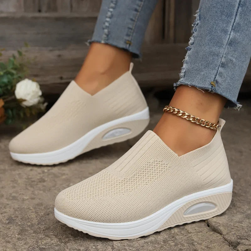 Damen Sneakers Luftpolster Rutschfeste Sohle Atmungsaktives Mesh 2
