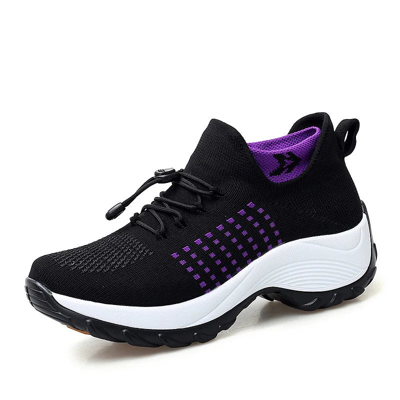Damen Sneakers Plattform Schuhe für Freizeit und Sport 0