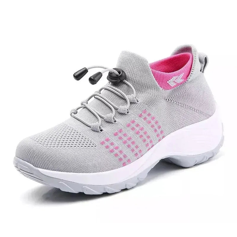 Damen Sneakers Plattform Schuhe für Freizeit und Sport 7