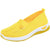 Damen Sneakers Slip-On Atmungsaktiv mit Fußgewölbeunterstützung und Memory Foam 5