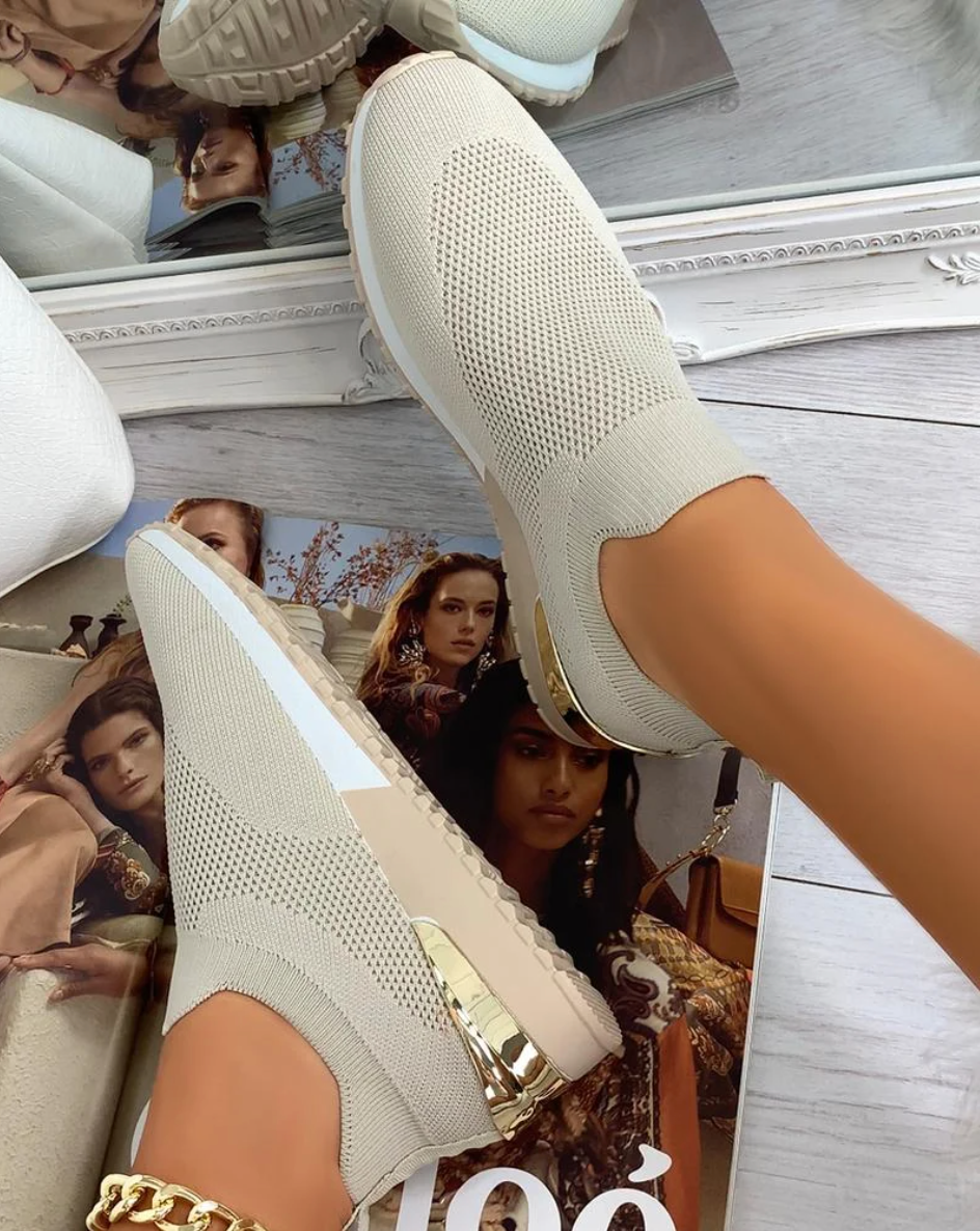 Damen Sneakers Slip-On Modernes Design für Alltag und Freizeit 1