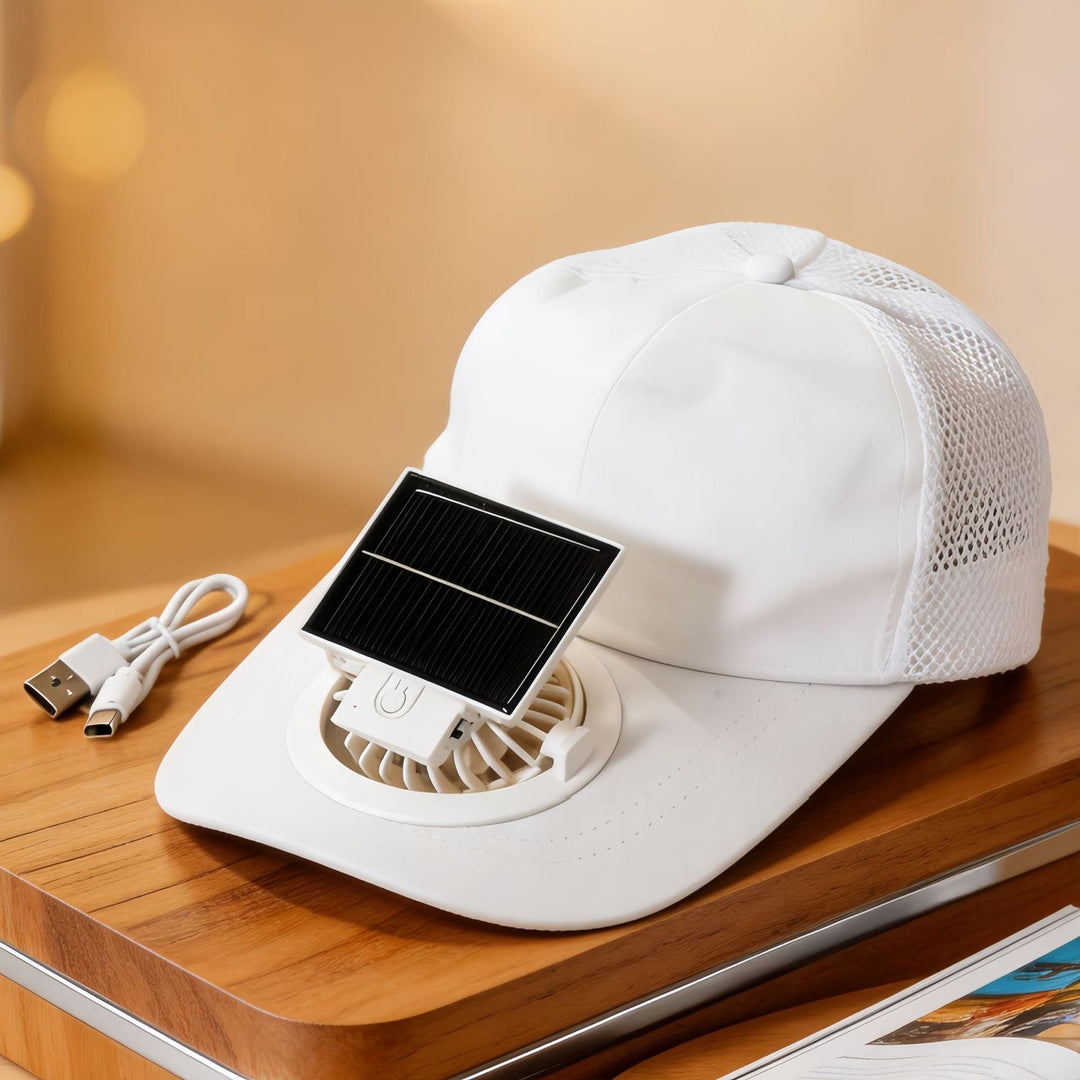 Damen Sonnenhut Mit Ventilator Modernes Design Für Sommerveranstaltungen 0