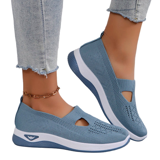 Damen Sportschuhe Atmungsaktiv Leicht Flach 5