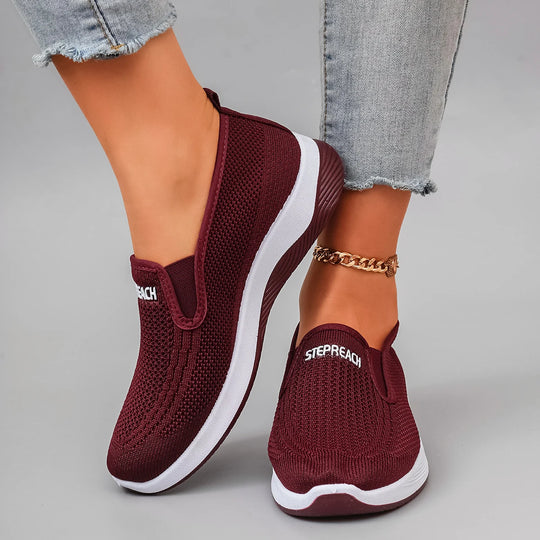 Damen Sportschuhe Atmungsaktiv Leicht Flach für Alltag und Freizeit 4