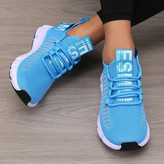 Damen Sportschuhe Atmungsaktiv Plattform Design für Outdoor Aktivitäten 8