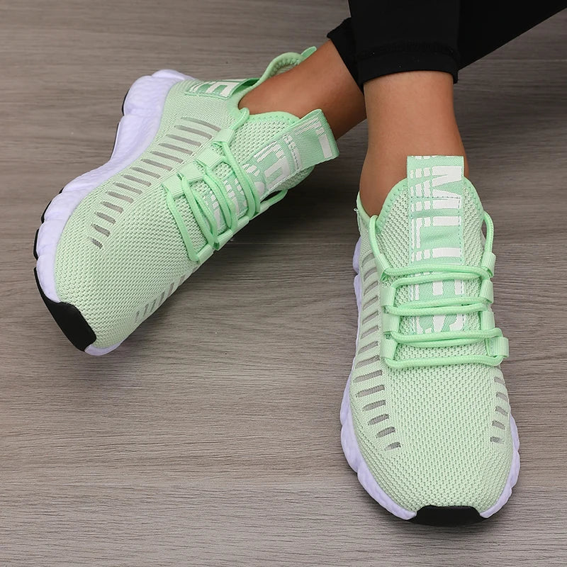 Damen Sportschuhe Atmungsaktiv Plattform Design für Outdoor Aktivitäten 9