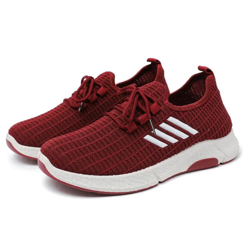 Damen Sportschuhe Mesh Leichtgewicht Laufschuhe Rutschfeste Gummisohle 7