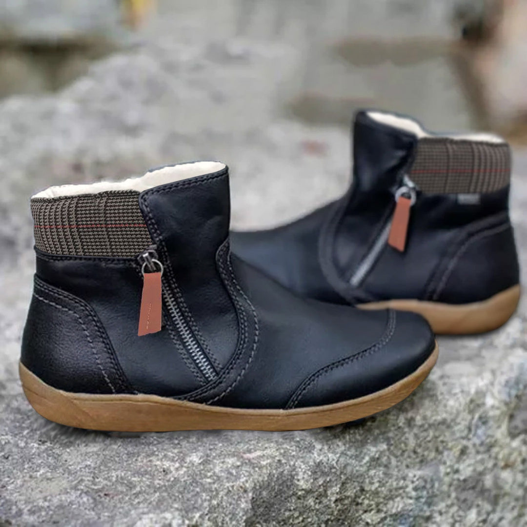 Damen Stiefel Wasserdicht mit Rutschfester Sohle 1