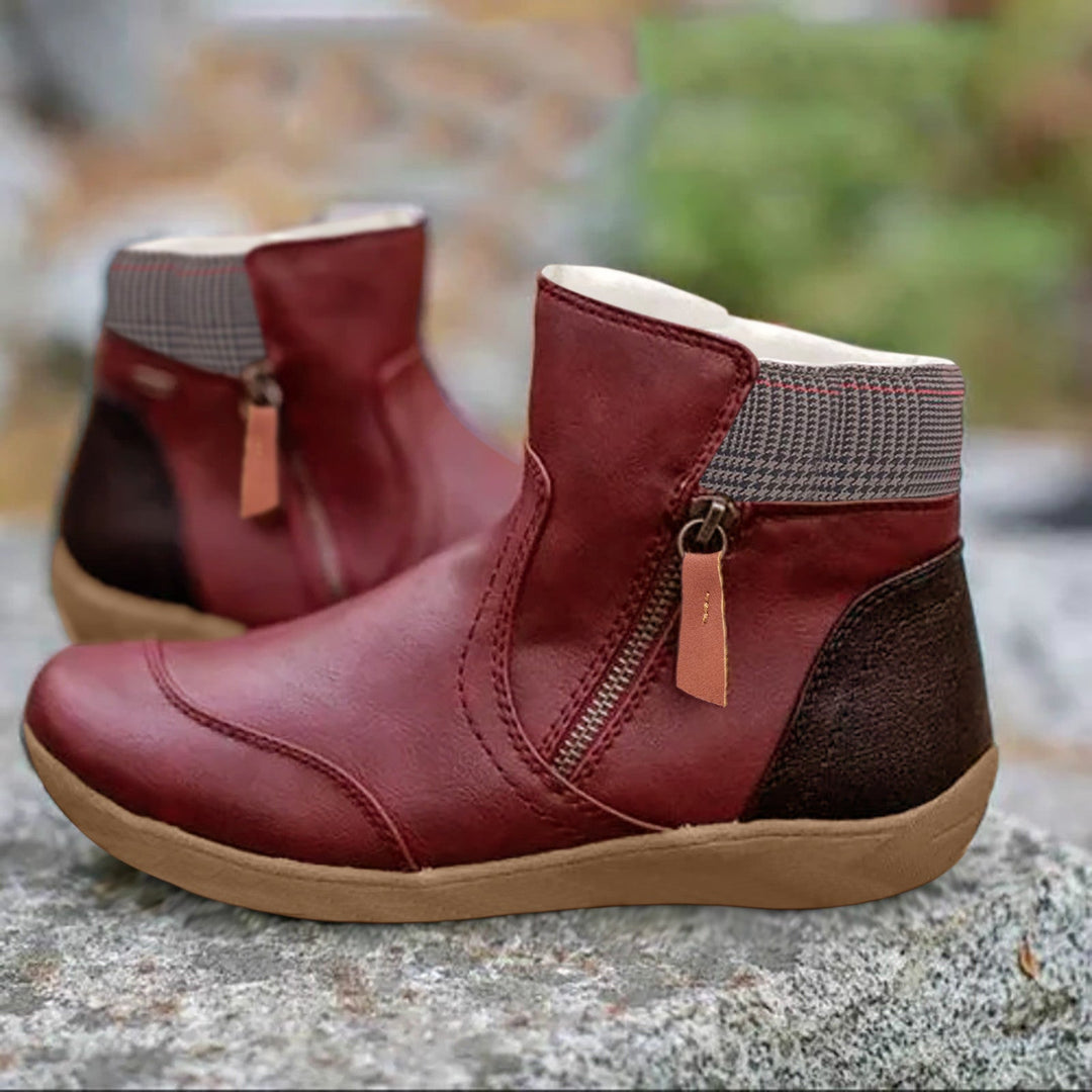 Damen Stiefel Wasserdicht mit Rutschfester Sohle 4