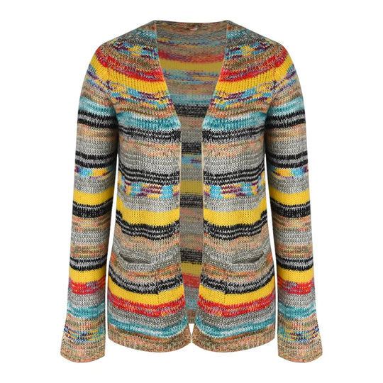 Damen Strickjacke Lässig Cardigan Aus Strick Für Herbst Und Winter 2