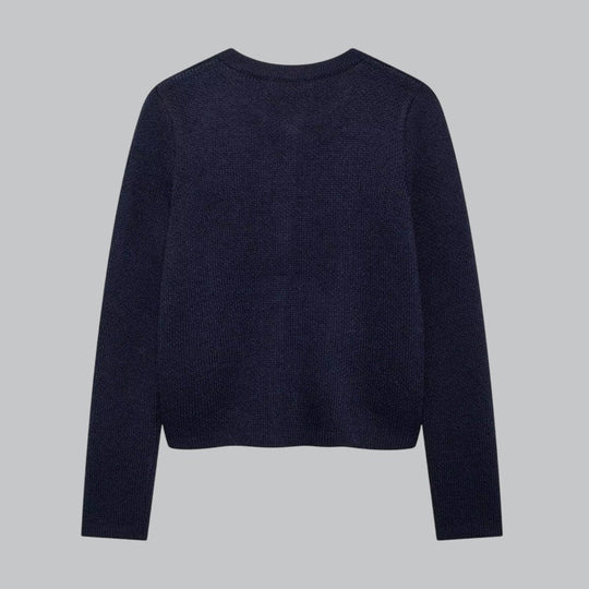 Damen Strickjacke mit Goldenen Knöpfen, Modischer Cardigan für Vielseitige Looks 6