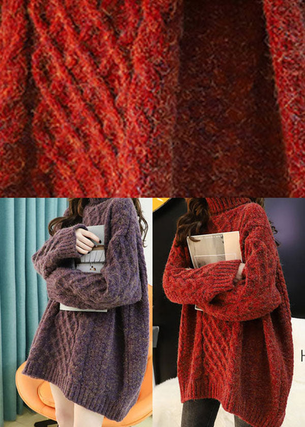 Damen Strickpullover Gemütlich für Kalte Wintertage 4