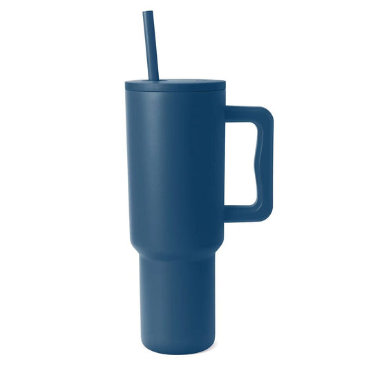 Damen Thermobecher mit ergonomischem Griff und Strohhalm 10