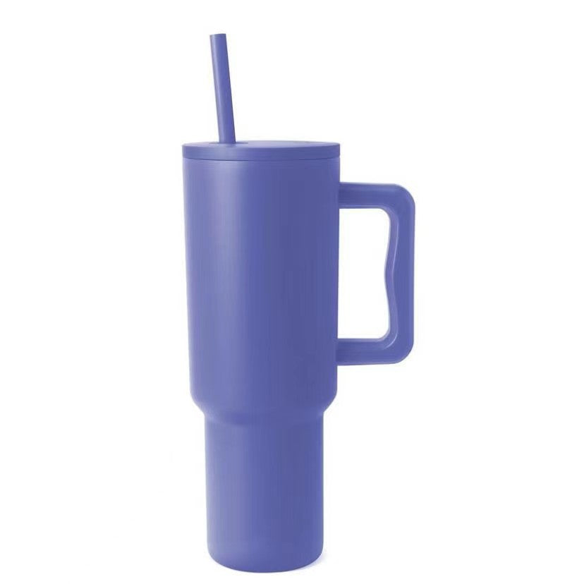 Damen Thermobecher mit ergonomischem Griff und Strohhalm 7