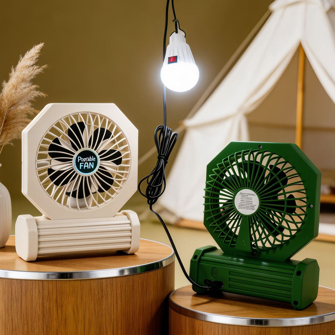 Damen Tischventilator Leise Tragbar mit USB-Anschluss und Modernem Design 2