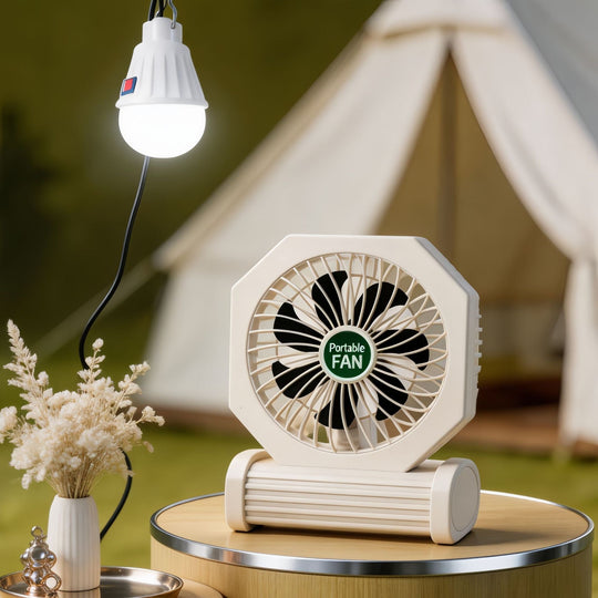 Damen Tischventilator Leise Tragbar mit USB-Anschluss und Modernem Design 3