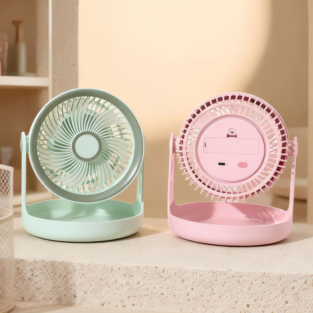 Damen Tischventilator mit verstellbarem Kopf und leisem Betrieb 1