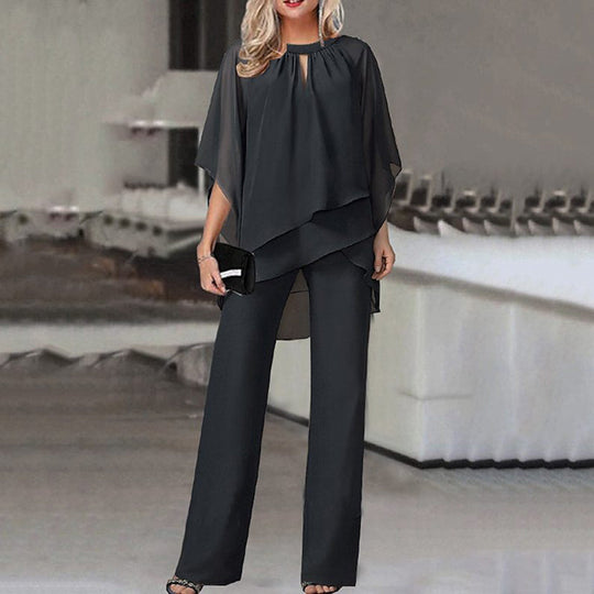 Damen Twin Set Elegante Mode Hochwertige Stoffe 2