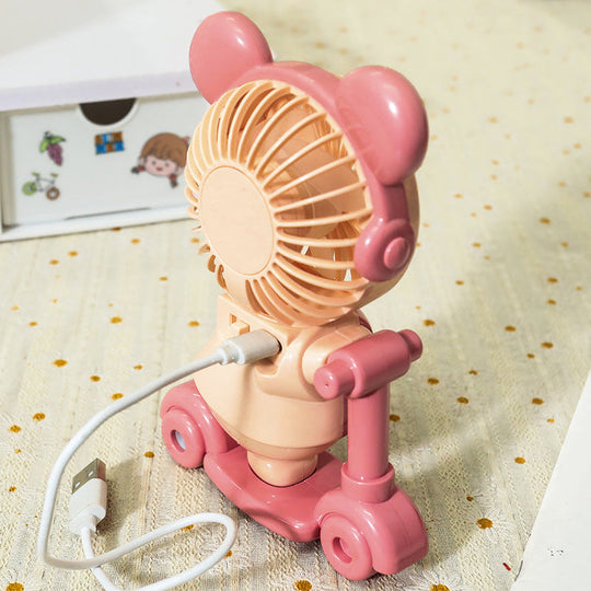Damen USB Ventilator Kreatives Tierdesign Tragbar 3