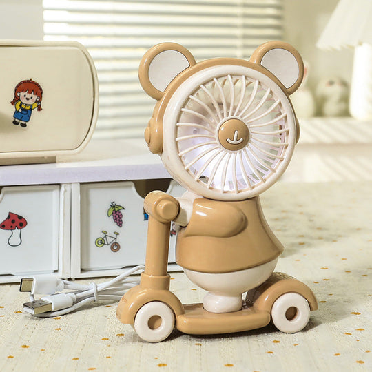 Damen USB Ventilator Kreatives Tierdesign Tragbar 8