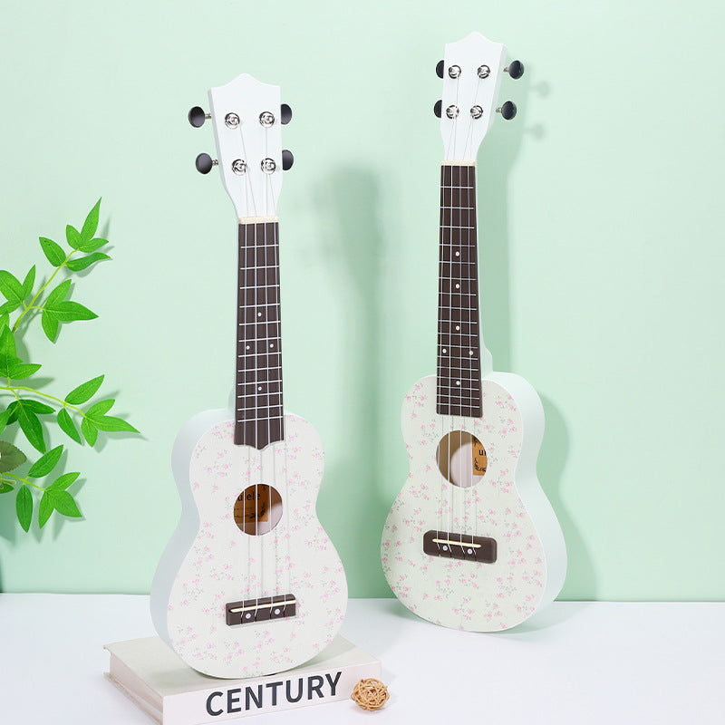 Damen Ukulele Floral Design Für Einsteiger Und Musikliebhaber 0