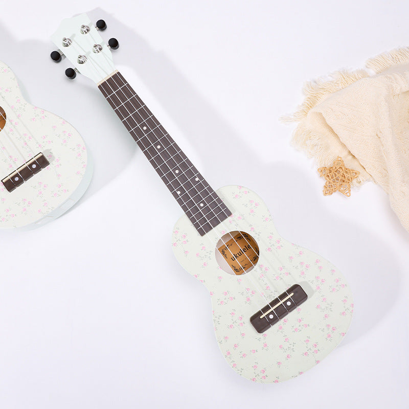 Damen Ukulele Floral Design Für Einsteiger Und Musikliebhaber 1