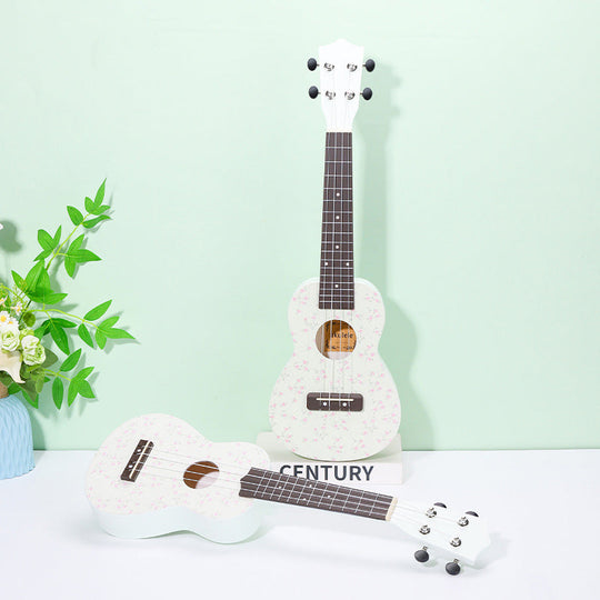 Damen Ukulele Floral Design Für Einsteiger Und Musikliebhaber 3