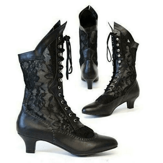 Damen Vintage-Stiefeletten mit klassischem Design 4