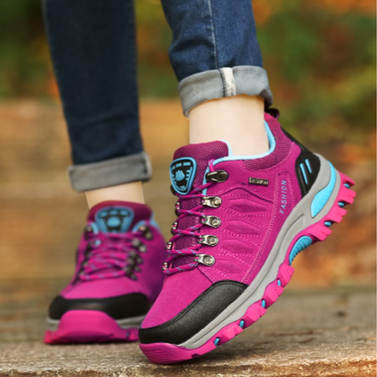 Damen Wanderschuhe für Outdoor-Aktivitäten mit rutschfester Sohle 4