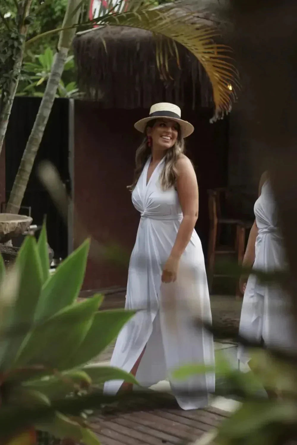 Damen Wickelkleid Vielseitig Tragbar - Sommerkleid für Hochzeiten und Abendveranstaltungen 2