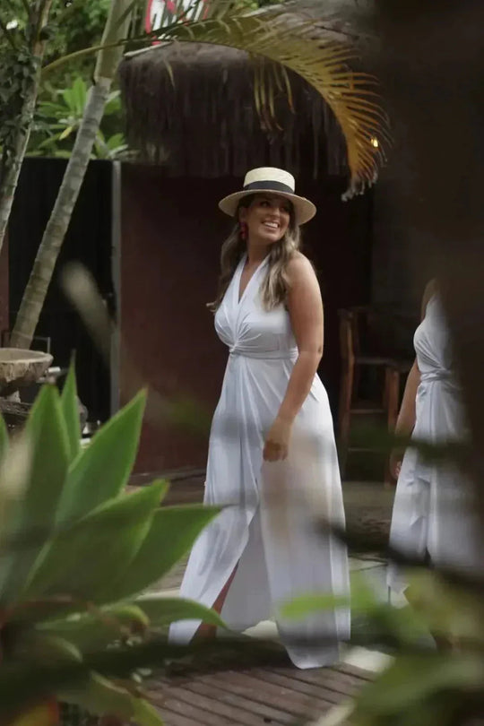 Damen Wickelkleid Vielseitig Tragbar - Sommerkleid für Hochzeiten und Abendveranstaltungen 2