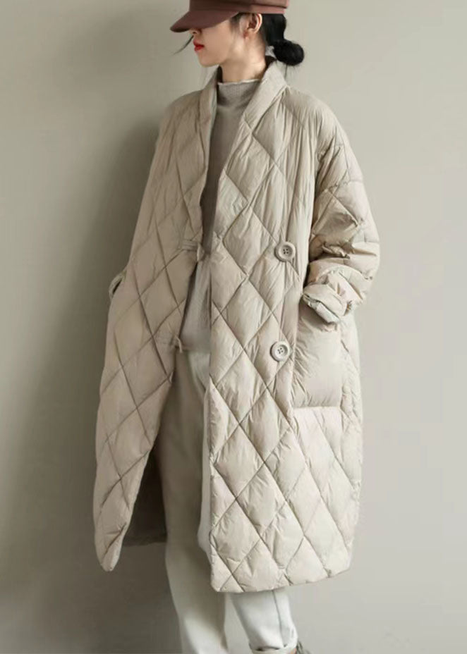 Damen Winterjacke mit Stehkragen und großen Taschen 3
