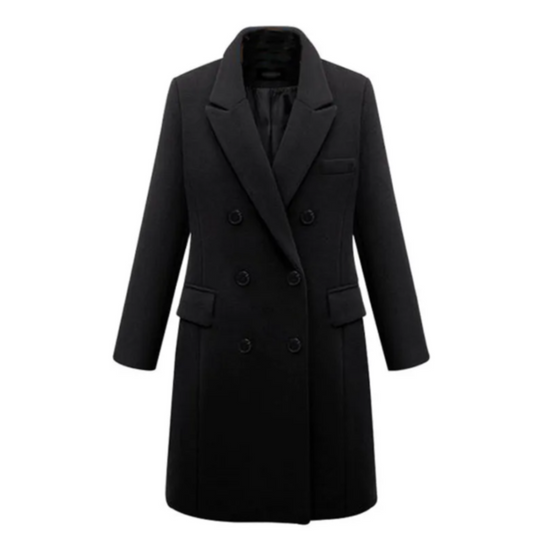 Damen Wintermantel Modernes Design Langarm Hochwertige Stoffe 0