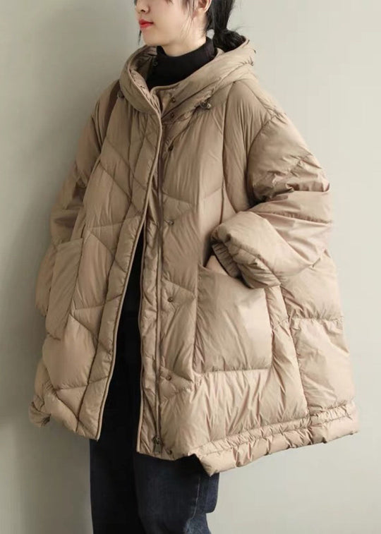 Damen Wintermantel mit Kapuze und Taschen für kalte Tage 1