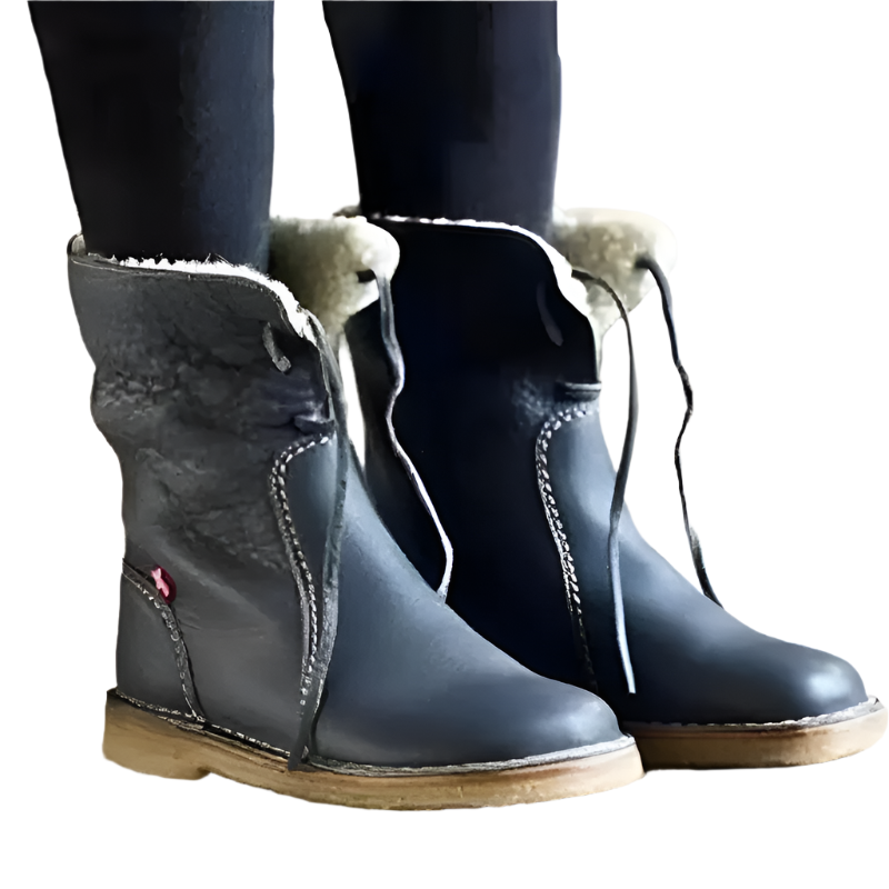 Damen Winterstiefel Wasserdicht mit Wollfutter 0