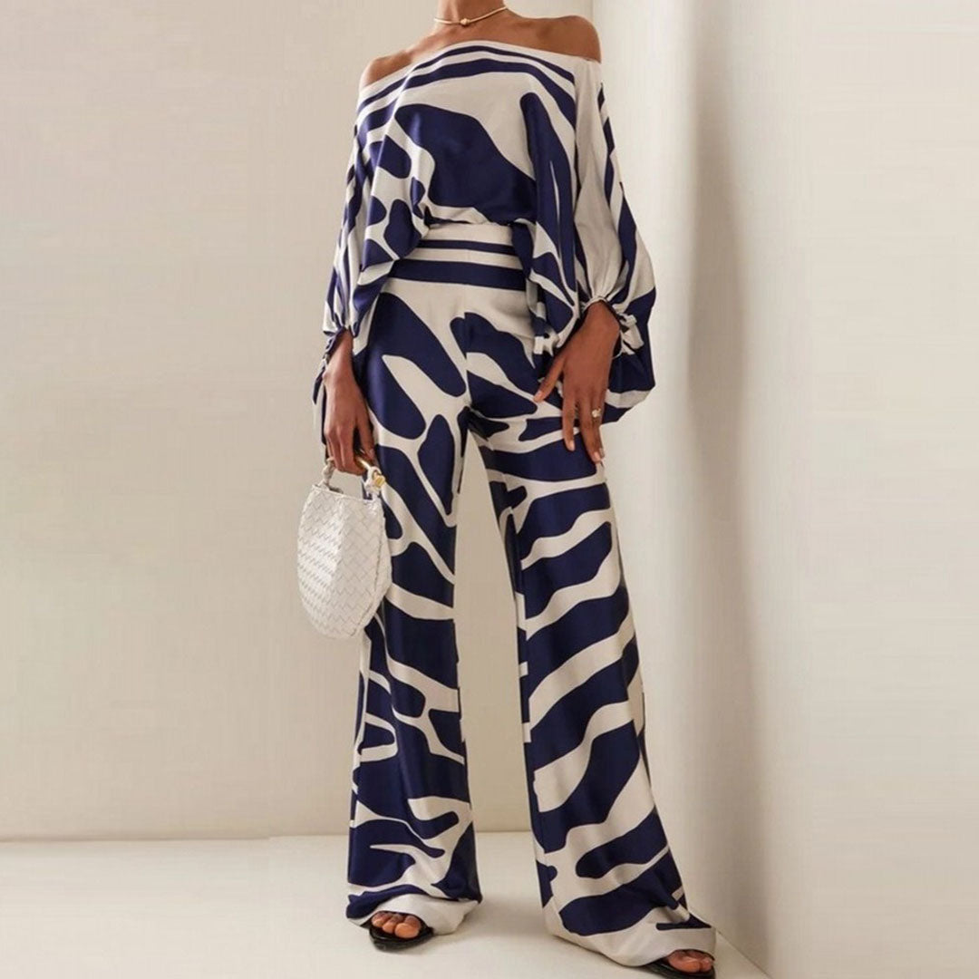 Damen Zweiteiliges Sommer Set Off-Shoulder Stil 9