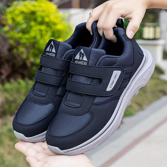 Damen und Herren Komfort Schuhe mit Klettverschluss 4