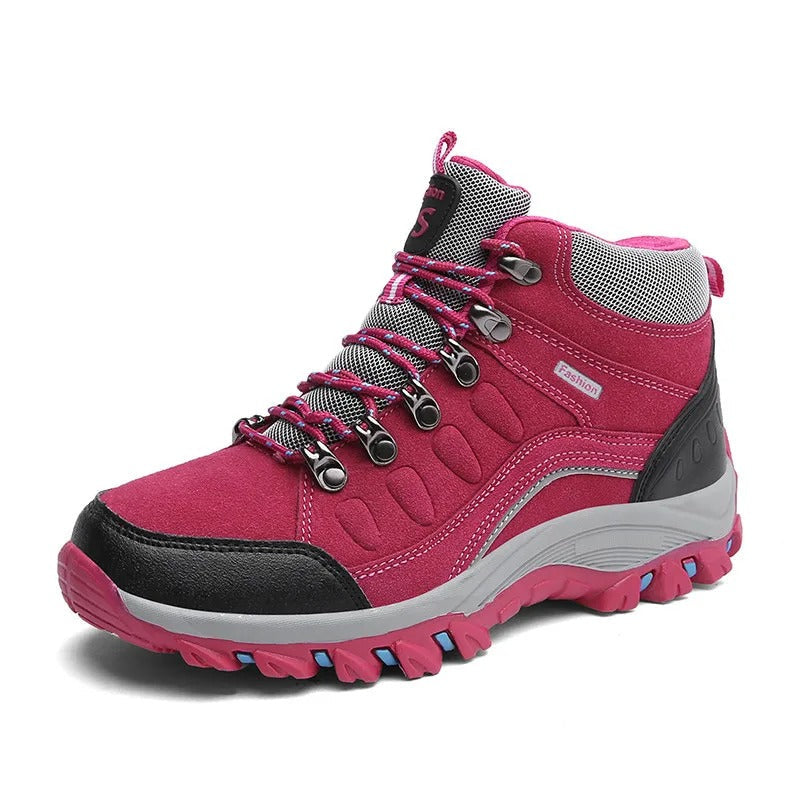 Damen und Herren Wanderstiefel Robuste Wasserfeste Outdoor Schuhe 6