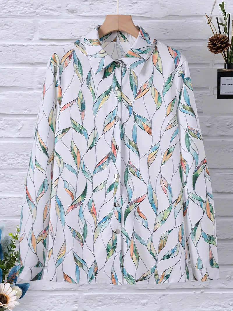 Damenbluse Einzigartiges Design Bequem Atmungsaktives Gewebe 4