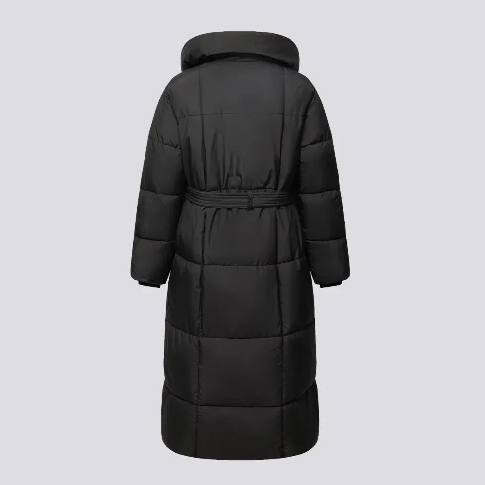 Damenjacke Lange Winterjacke mit Gürtel für Stil und Komfort 3