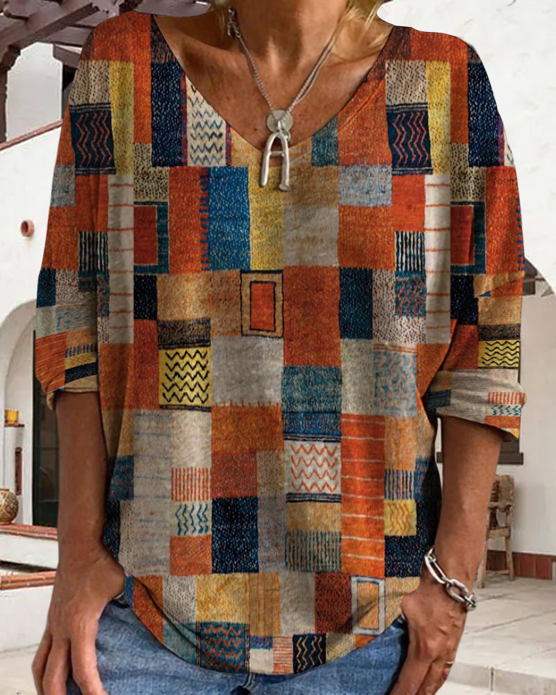 Damenoberteil Leicht Atmungsaktives Gewebe Sommerlich Locker Sitzend 1