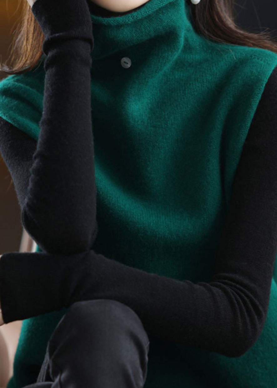 Damenpullover Ärmellos Modisch mit Rollkragen für Vielseitige Styles 4