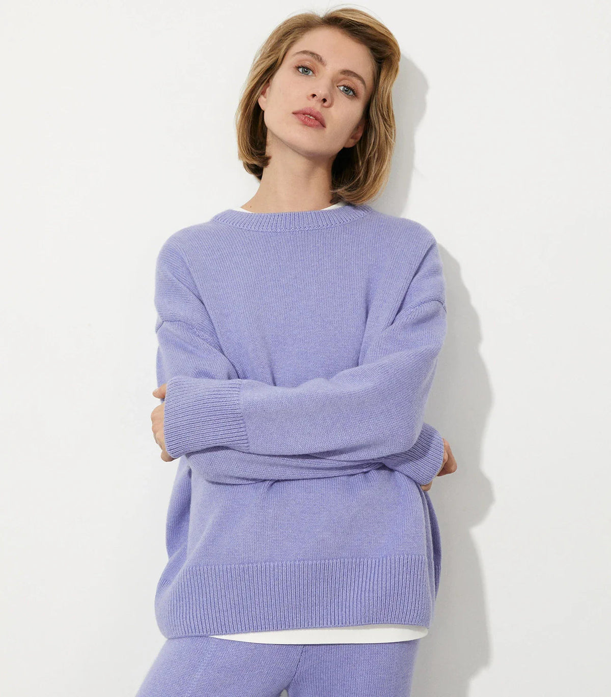 Damenpullover Runde Hals Warmes Strickmaterial für Kalte Tage 6