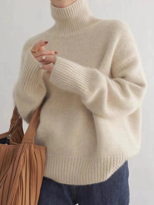 Damenpullover Turtleneck aus Hochwertigem Kaschmir für Warme Herbst- und Wintertage 0